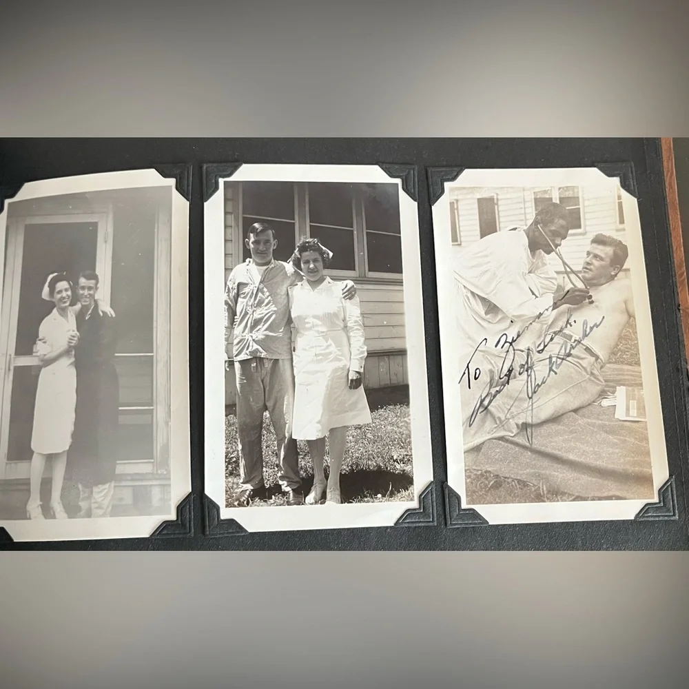 Vintage Photo Album with Assorted Black and White Photographs price for All - Picture 10 of 17